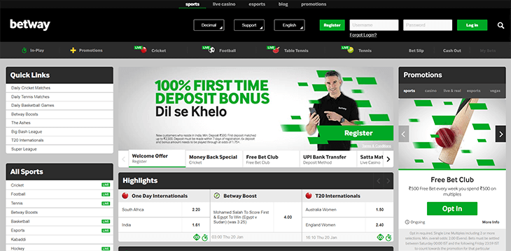 Website Betway