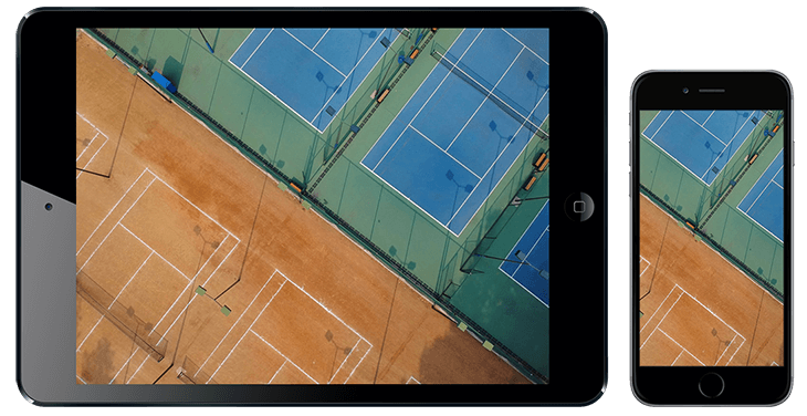 Tennis betting mobile devices